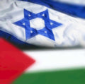 flags israel palestine Flags1980s A4 Photo Print