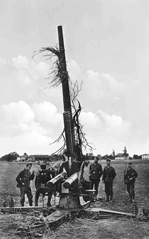 flak 88 gun Vintage world war A4 Photo Print