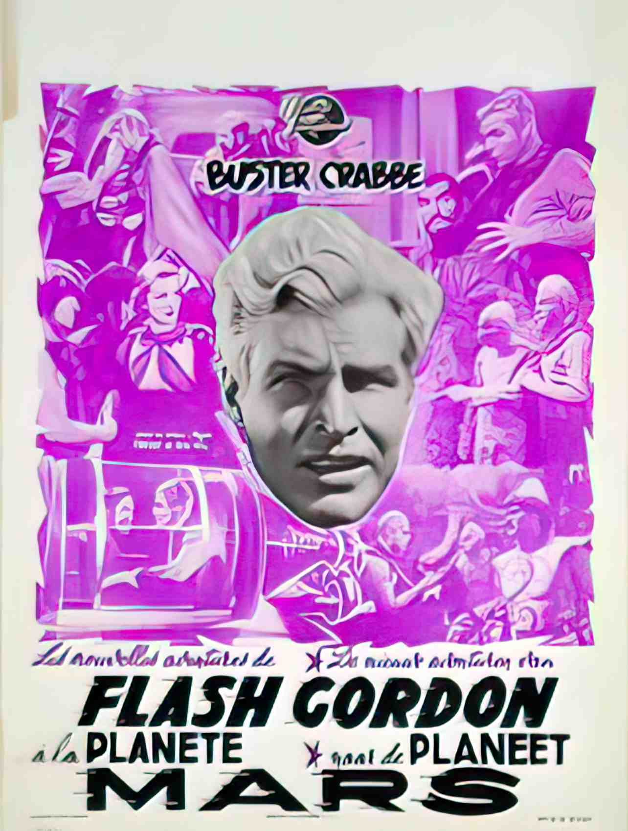 flash gordon mars belge Advert A4 Photo Print