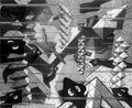 flat worms mc escher 1959 A4 Photo Print