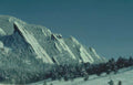 flatiron boulder winter Vintage A4 Photo Print