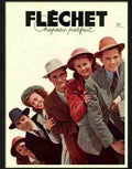 flechet hats Advert A4 Photo Print
