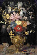 flegel Still life with Flowers Art A4 Photo Print