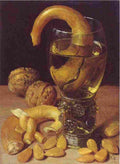 flegel Still life with Romans Pretzel and Madeln Art A4 Photo Print