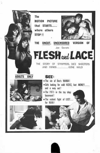 flesh and lace  02 film star poster A4 Photo Print