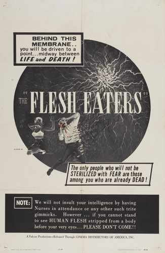 flesh eaters  01 film star poster A4 Photo Print