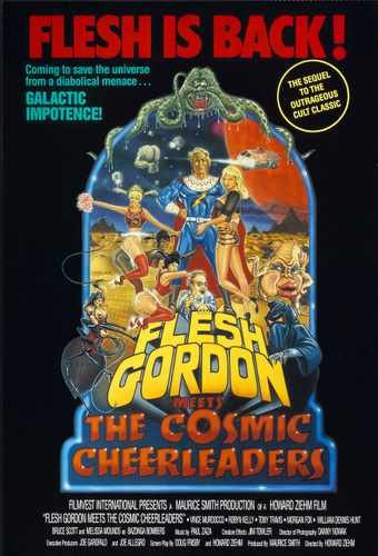 flesh gordon meets the cosmic cheerleaders  01 film star poster A4 Photo Print