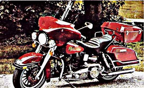 flhc80 motorbike A4 Photo Print
