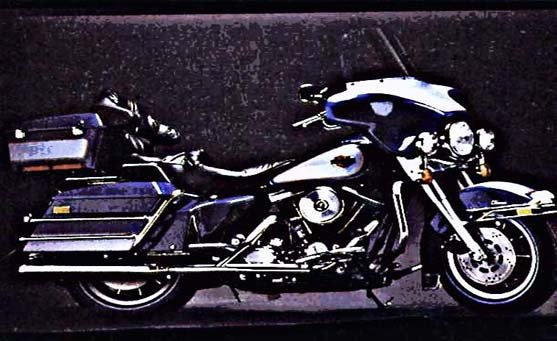 flhtc motorbike A4 Photo Print