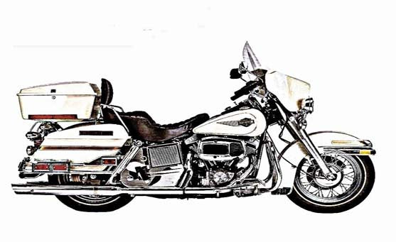 flhx motorbike A4 Photo Print