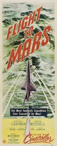 flight to mars  02 film star poster A4 Photo Print