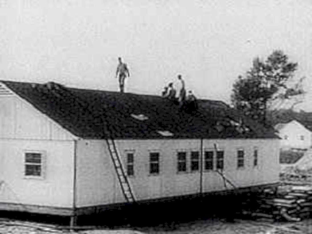 floating barn maine1980s 1990s A4 Photo Print