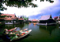 floating market amphawa1980s 1990s A4 Photo Print