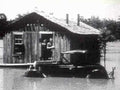 flooded vehicle shack1980s 1990s A4 Photo Print