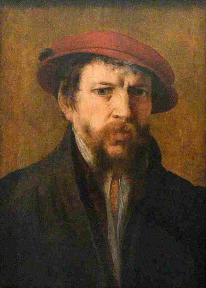 flor Man with Red Cap Art A4 Photo Print