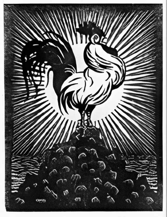 flor de pascua theosophy mc escher 1921 A4 Photo Print