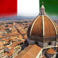 florence duomo dome Flags1980s A4 Photo Print
