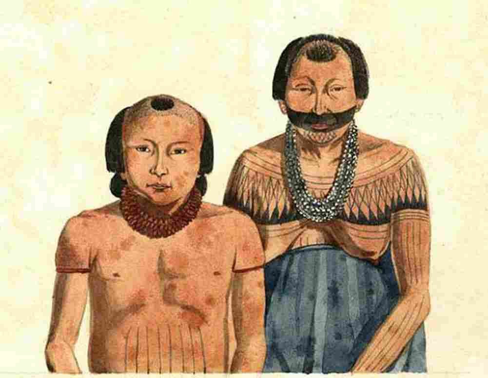 florence hercules munduruku indians two Art A4 Photo Print