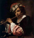 flutist Art A4 Photo Print