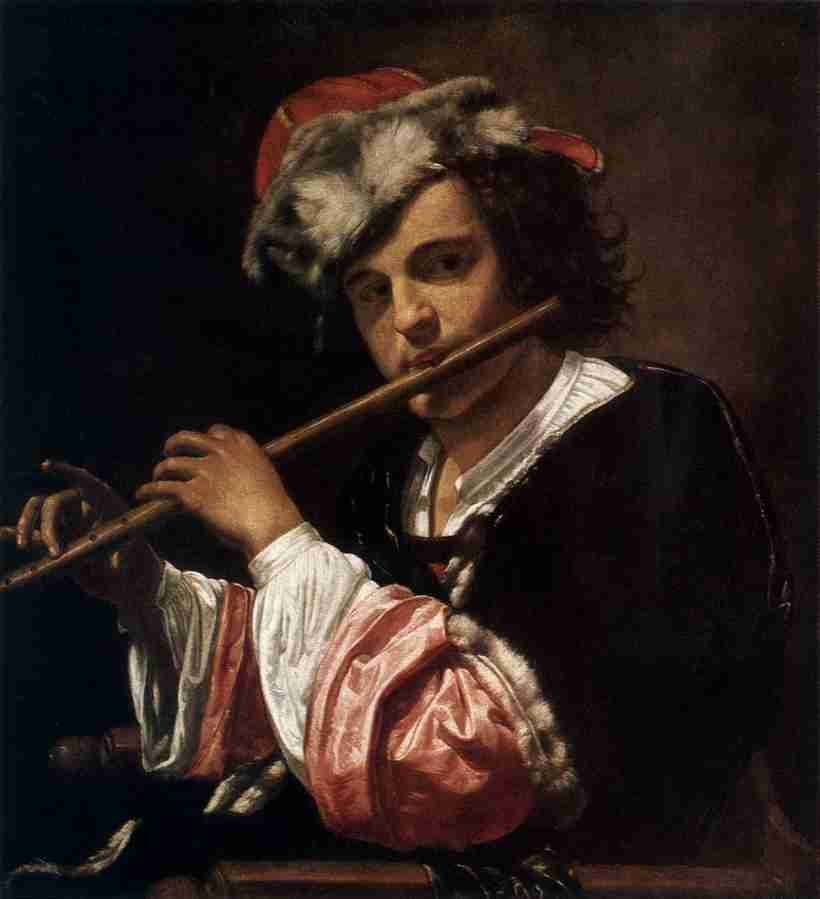 flutist Art A4 Photo Print