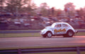 flying beetle racecar Vintage A4 Photo Print