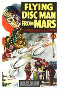 flying disc man from mars  01 film star poster A4 Photo Print