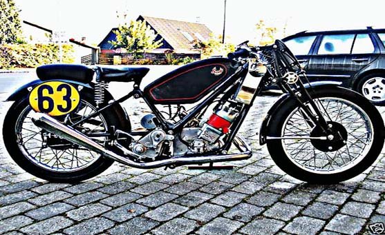 flying squirrel gp motorbike A4 Photo Print