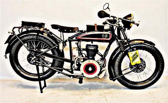 fn motorbike A4 Photo Print