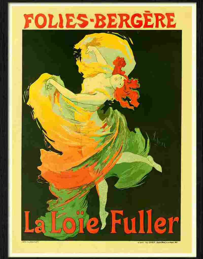 folies bergere jules cheret 1897 Advert A4 Photo Print