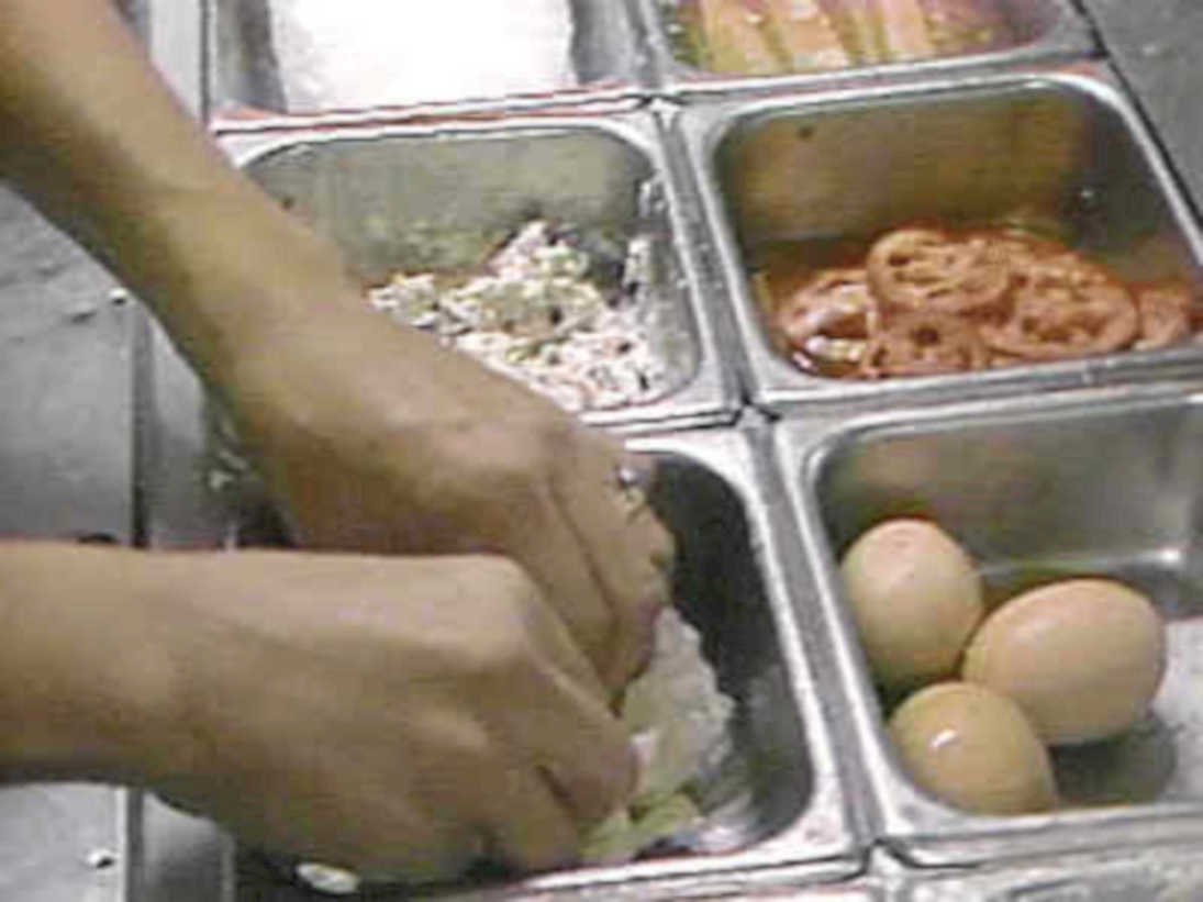 food service eggs1980s 1990s A4 Photo Print