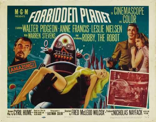 forbidden planet  02 film star poster A4 Photo Print