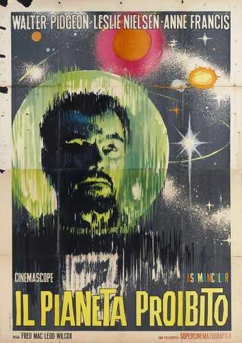 forbidden planet  05 film star poster A4 Photo Print