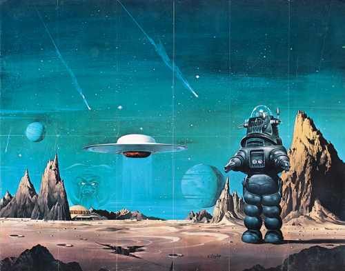 forbidden planet  08 film star poster A4 Photo Print