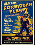 forbidden planet sci fi movie poster Advert A4 Photo Print