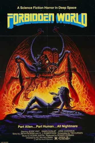 forbidden world  01 film star poster A4 Photo Print