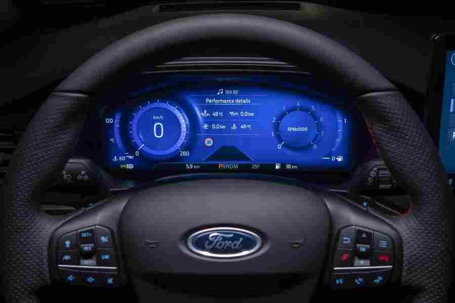 ford focus st 2021 7182 11 Car A4 Photo Print