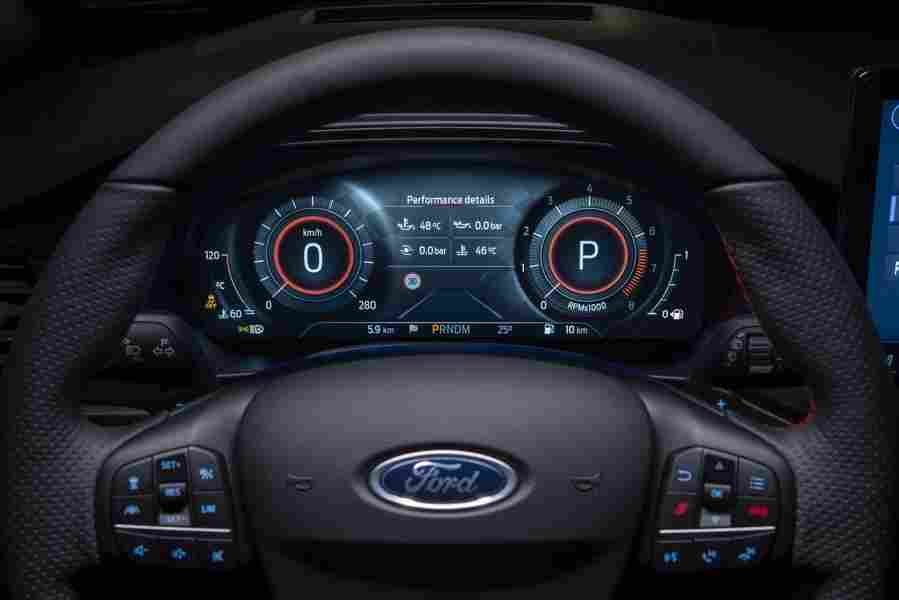 ford focus st 2021 7182 12 Car A4 Photo Print