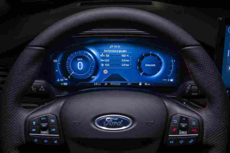 ford focus st 2021 7182 16 Car A4 Photo Print