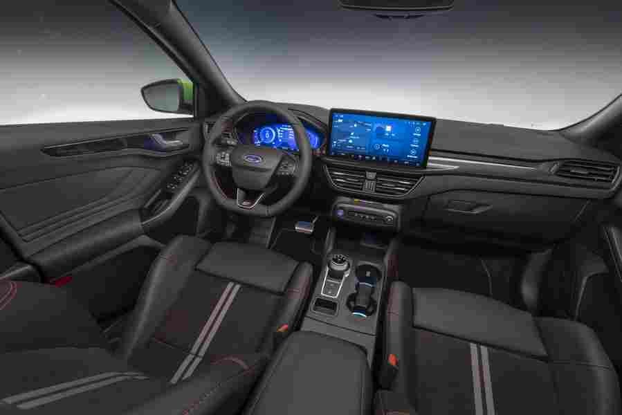 ford focus st 2021 7182 9 Car A4 Photo Print