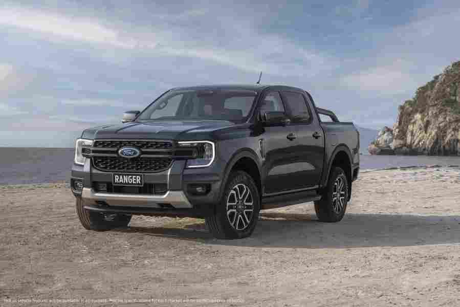ford ranger double cab 2021 7207 14 Car A4 Photo Print