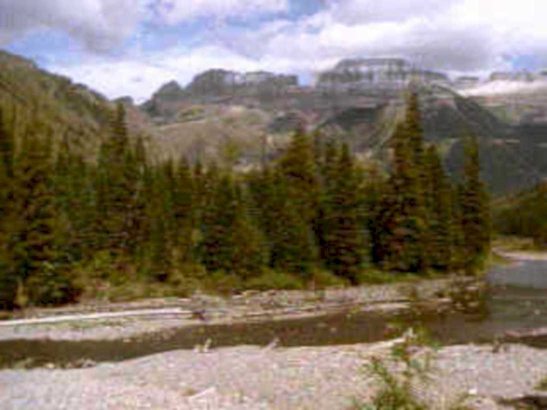 forest river glacier1980s 1990s A4 Photo Print