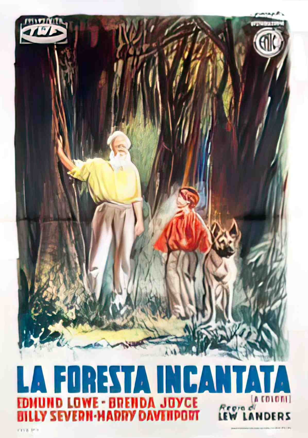 foret enchantee la ital 1F Advert A4 Photo Print
