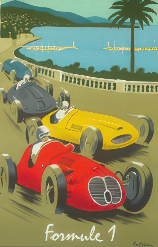 formula 1 fix masseau web Vintage Advert A4 Photo Print