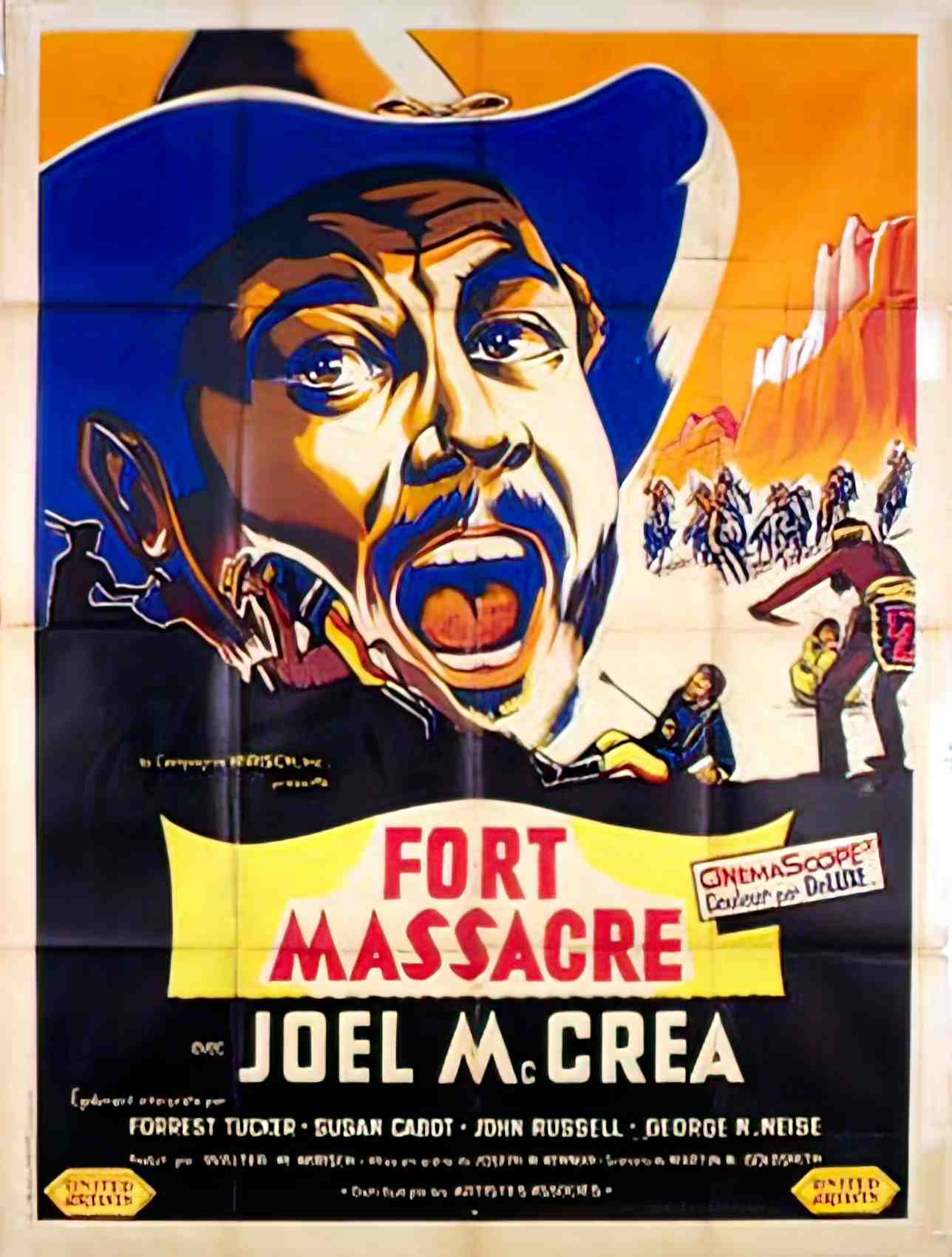 fort massacre Advert A4 Photo Print