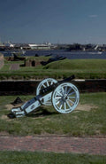 fort monroe cannons 1980s 1990s A4 Photo Print