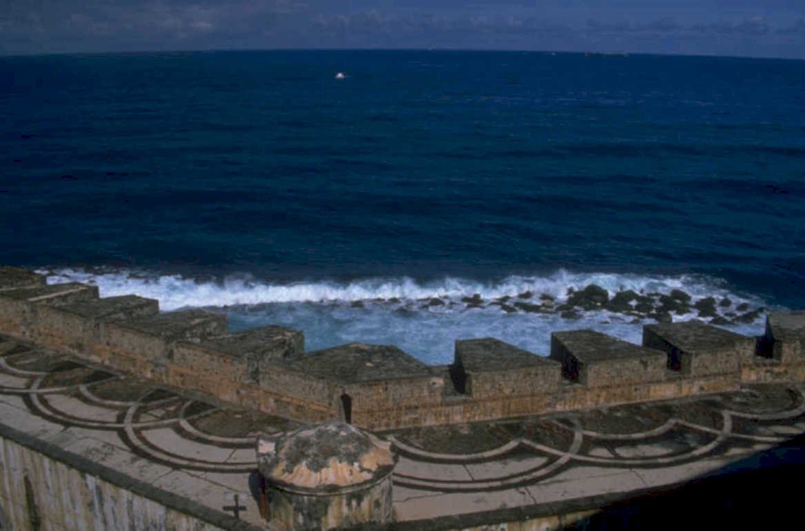 fort morro dusk 1980s 1990s A4 Photo Print