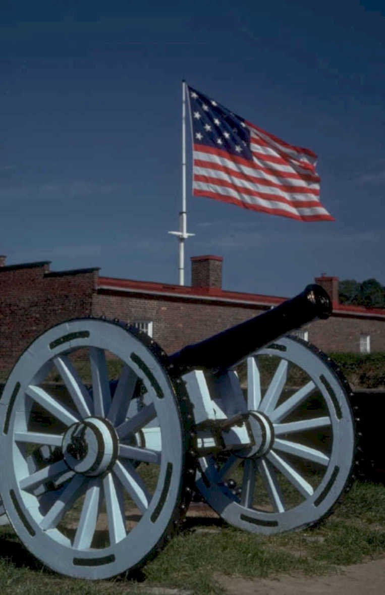fort sumter cannon 1980s 1990s A4 Photo Print