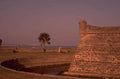 fort sunset staugustine 1980s 1990s A4 Photo Print