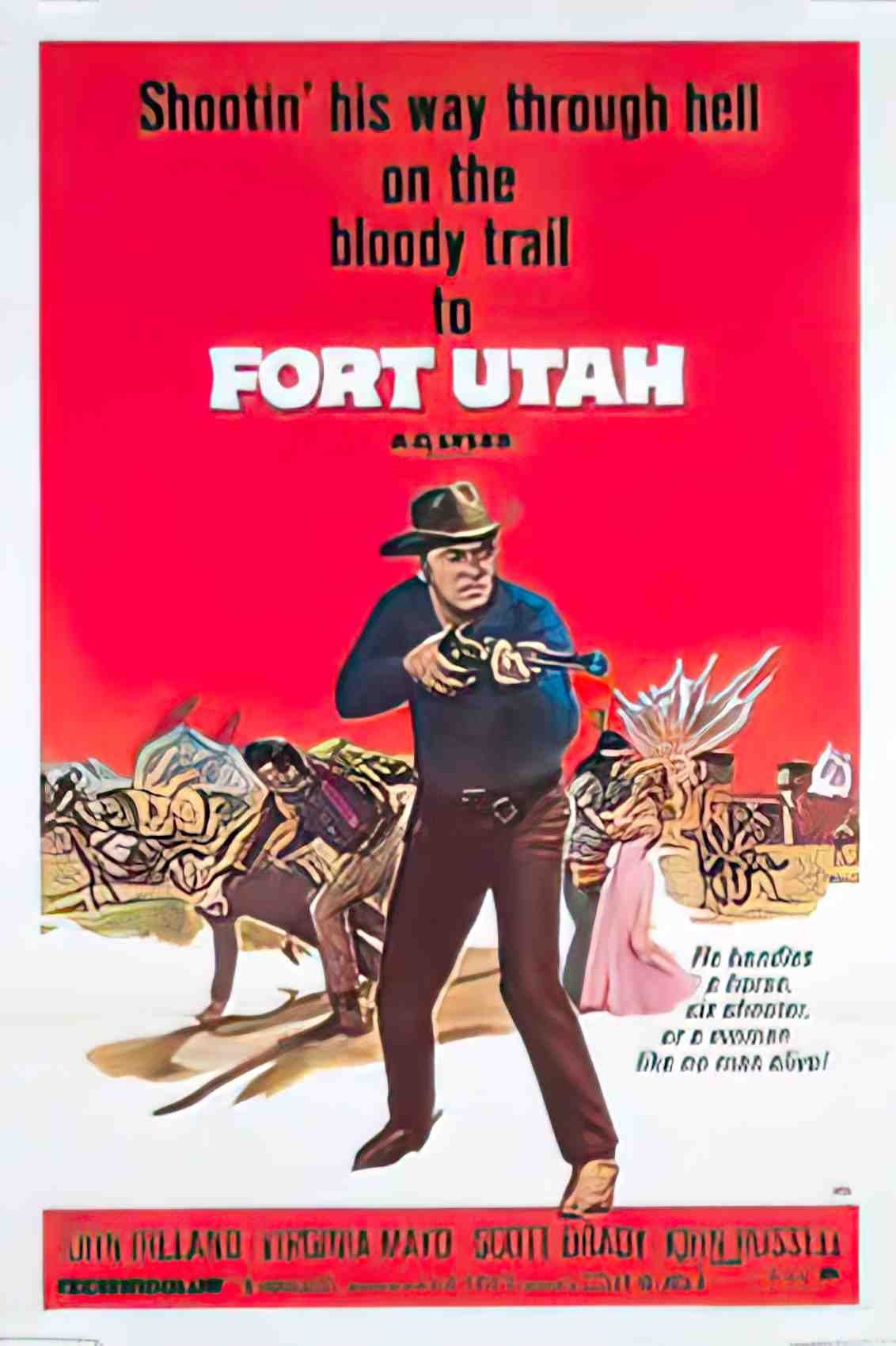 fort utah us 1sh Advert A4 Photo Print