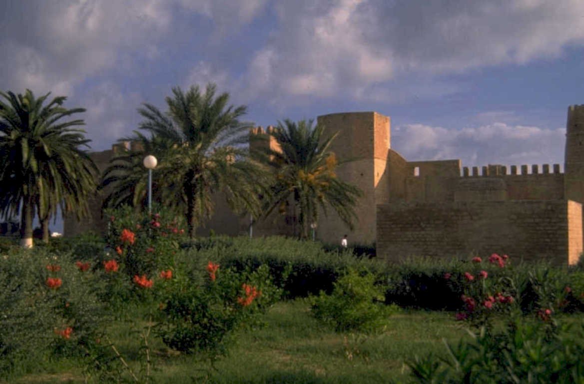 fortified wall tangier 1980s 1990s A4 Photo Print
